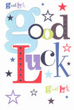The uplifting spirit of Collier Row comes alive in this bold good luck card, its energetic design echoing the town's vibrant market stalls and close-knit streets. The phrase 'Good Luck' is artfully composed in interwoven fonts, oversized blue letters layered beside deep reds, earthy greens, and elegant purples-each stroke deliberate, like an artist preparing a palette for a meaningful bouquet. Across the bright white background, a flurry of whimsical stars in navy, lilac, and zesty lime choreograph a hopeful dance, evoking the endless possibilities of new beginnings. Running your fingers over the smooth, quality card, you can almost feel the weight of well-wishes collected from friends and family across Collier Row, wishing someone every success on their next endeavour-be it an important exam or an adventurous move. This card feels like a treasured companion to a hand-delivered floral arrangement, imbued with optimistically local warmth and the heartfelt encouragement that defines our community.